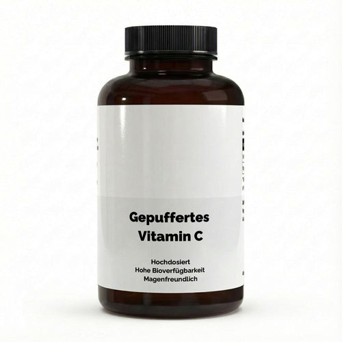 Gepuffertes Vitamin C 500mg + Magnesium - 240 Kapseln
